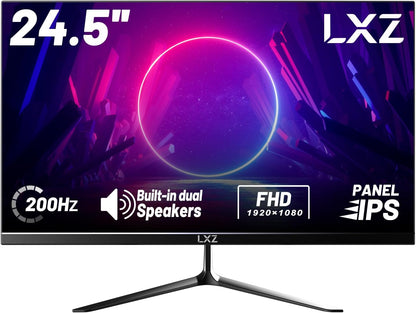 24.5 Inch Gaming Monitor 200Hz, FHD 1080p, 1ms, DP/HDMI, Eye Care, Wall Mount Compatible