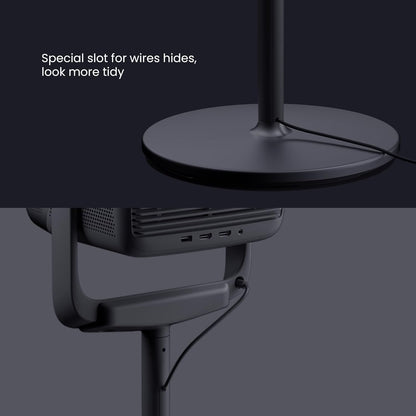 Projectorstandaard – Beamerstandaard – Projectorhouder – Beamerhouder – Vloerstandaard Voor Binnen En Buiten – Dubbele Vergrendeling – 135° Verticaal En 360° Horizontaal Verstelbaar