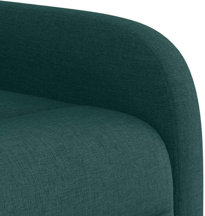 Sta Op Stoel – Sta-Op Fauteuil – Liftstoel – Relaxstoel – Verstelbare Zetel – Elektrische Liftfunctie – 6-Punts Massage – Donkergroen Stof
