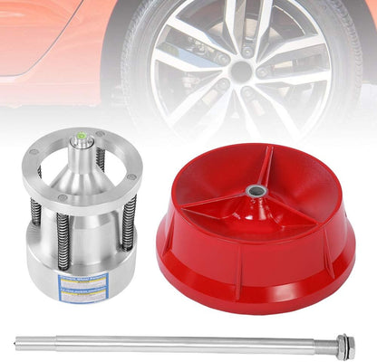 Tbest Professionele bandenbalancer,Staal & Plastic auto vrachtwagen draagbare hubs wiel bandenbalancer bubble niveau zware velg