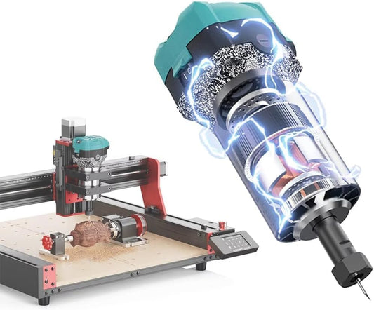Twotrees CNC Router Machine Trimmer Kit 800W Houten Trimmer Router Spindel voor TTC450 Pro CNC Graveermachine Graveur Houtrouter Compacte Router Tool met Koffer