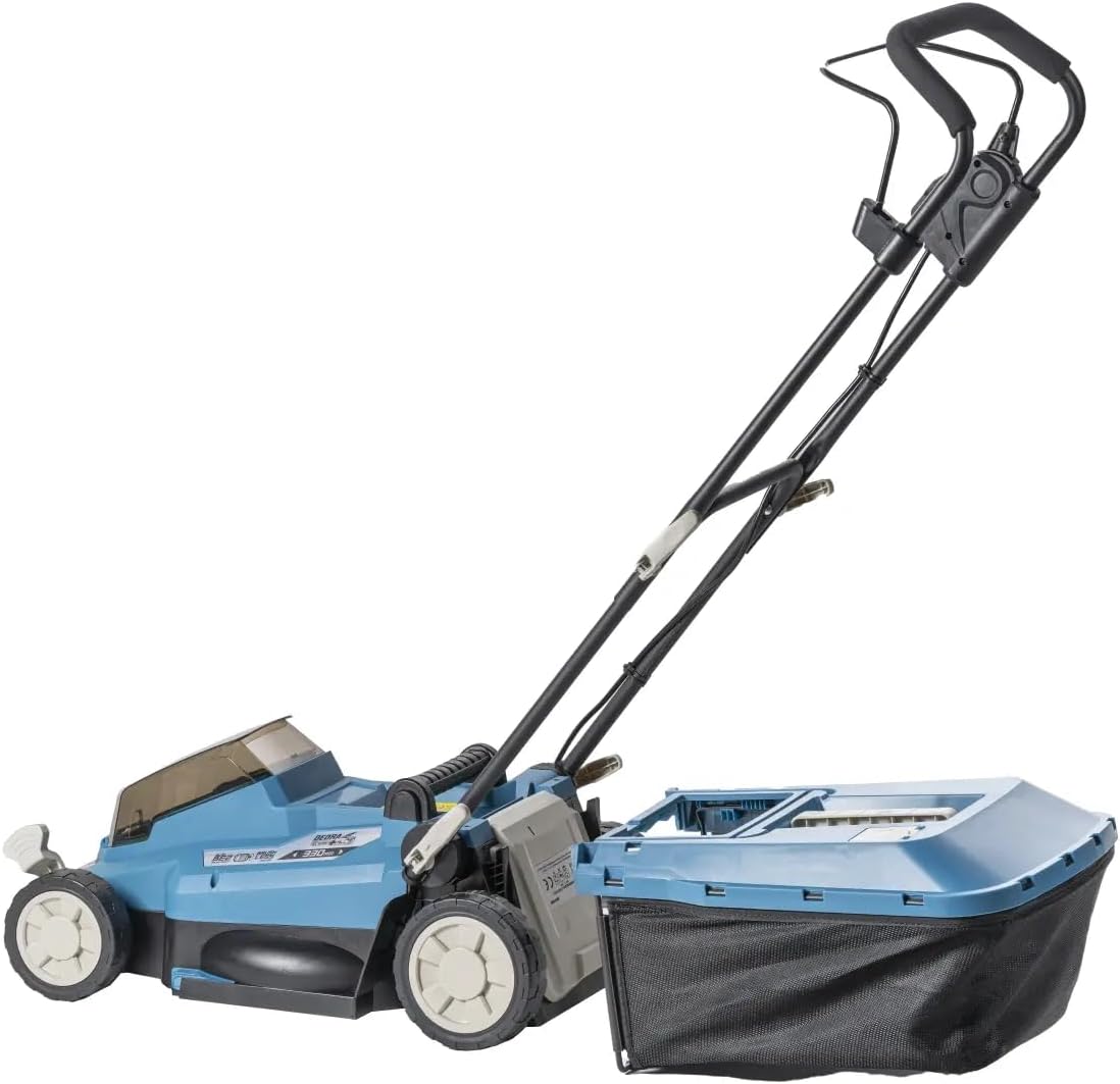 DEDRA SAS All DED7198 Accu-grasmaaier, borstelloos, 18 V, met ergonomische handgreep, 30 l opvangvolume, 25-75 mm maaihoogte, in doos zonder accu