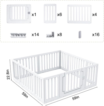 Gupamiga Babybox Playpen Safety Indoor or Outdoor Activity Centre 150 x 145 cm - QUORE