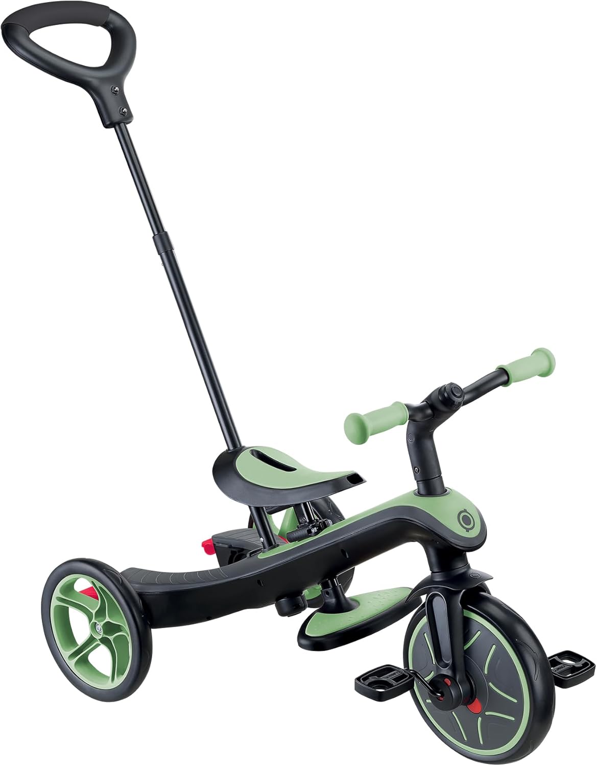 Globber - Explorer 4-in-1 driewieler - schaalbare driewieler en loopfiets voor peuters van 10 maanden tot 5 jaar, saliegroen
