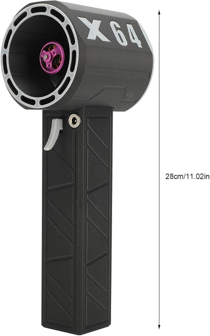 Mini Jet Droger Blower 1400 G Stuwkracht 8000 MAh Batterij 64 Mm Ventilatorblad Krachtige Prestaties voor Efficiënte Koeling Brede Toepassing voor Verschillende Taken (zwart en