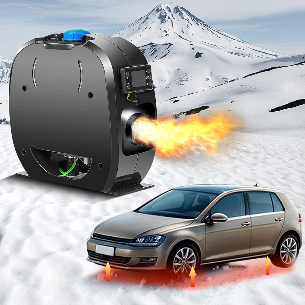 Standkachel – Parkeerluchtverwarmer – Dieselverwarmer – Luchtverwarmer – Auto Verwarmer – 12V 5KW Vermogen – Aluminium Verbrandingskamer