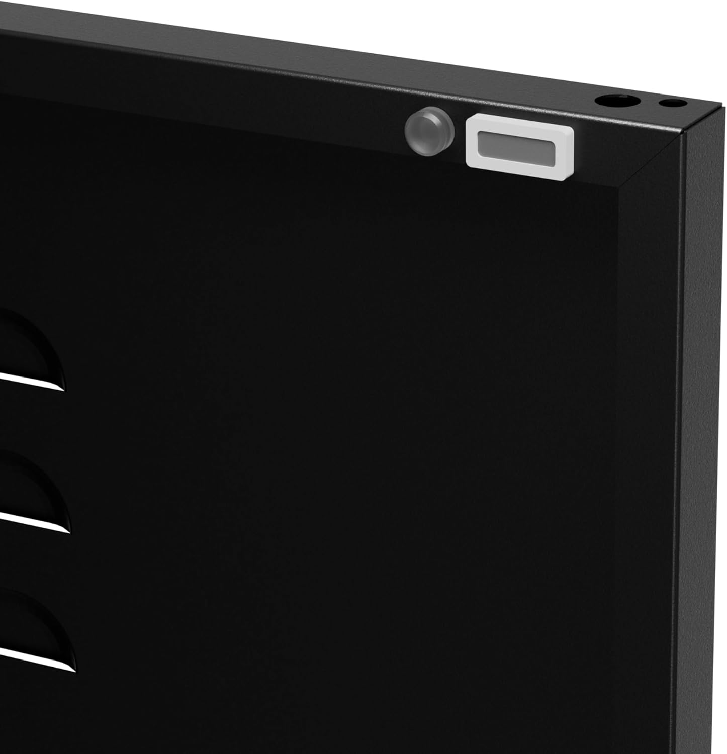 Locker Cabinet Metal 35x50x180cm / 90x50x180cm – Storage Cabinet with Adjustable Shelves, Steel Wardrobe/Wardrobe Industrial (Black, 35x50x180cm (LxWxH)) - QUORE