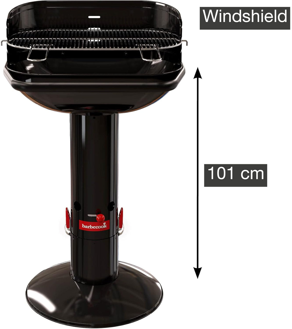 Barbecook Loewy 55 houtskoolbarbecue uit email zwart Ø 56 cm x 34 cm - QUORE