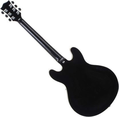 Rocktile Pro HB100-SB E-gitaar (Halvresonantie/Hollowbody body, 2 Humbucker, palissander toets, esdoorn hals, mensuur: 65 cm, zadelbreedte: 43 mm) Sunburst