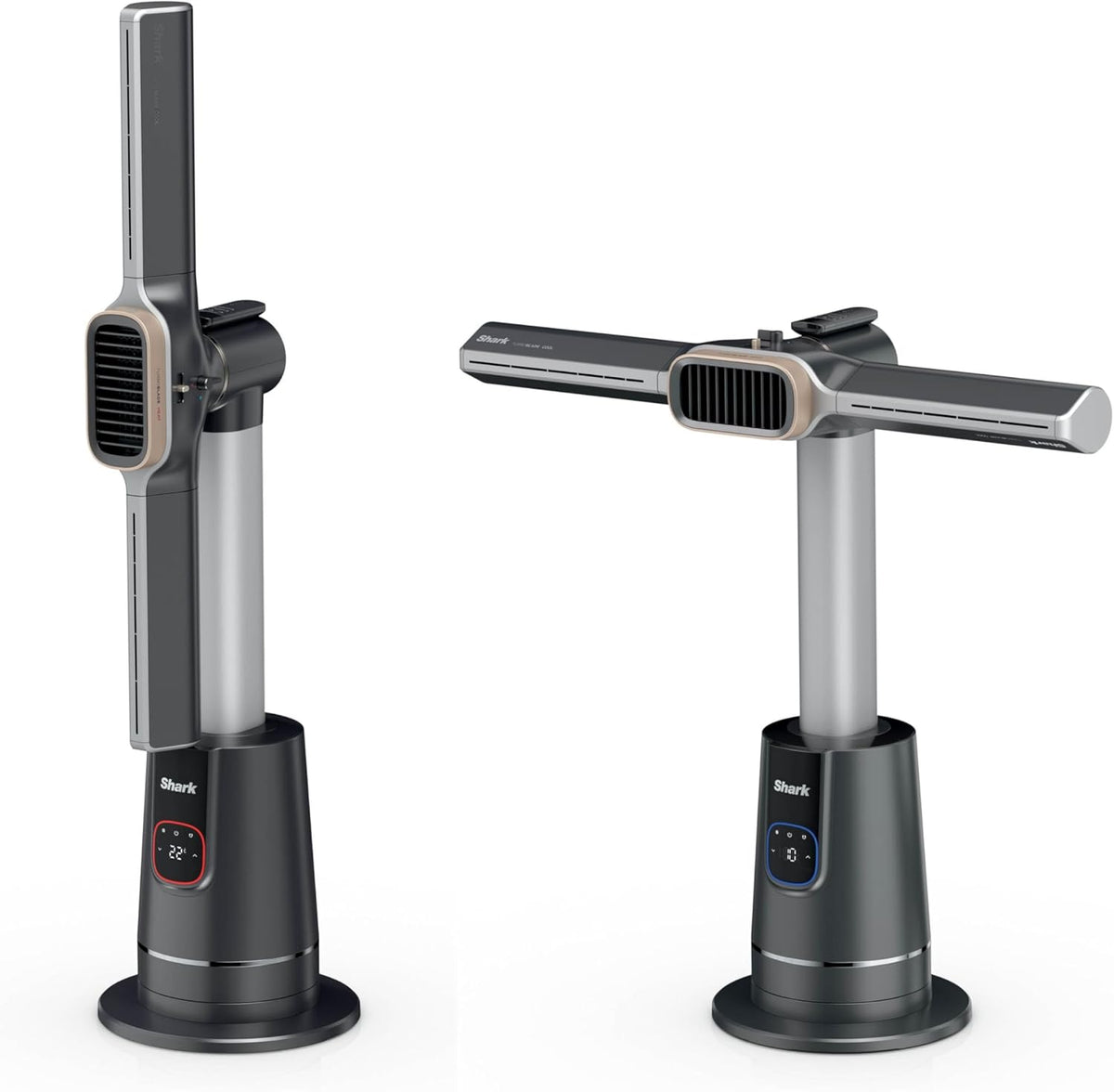 Shark TurboBlade Cool + Heat Fan, dubbele ventilator en verwarmingsventilator, met afstandsbediening, zwart, TH200EU