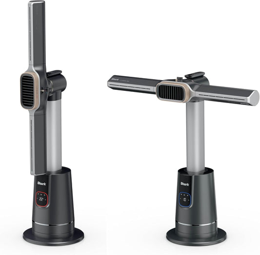 Shark TurboBlade Cool + Heat Fan, dubbele ventilator en verwarmingsventilator, met afstandsbediening, zwart, TH200EU