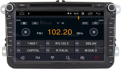 Autoradio – Auto Radio – Car Stereo – Multimedia Speler – Inbouwradio – 8 Inch Touchscreen – Android GPS Bluetooth WiFi USB DAB+ CarPlay Android Auto