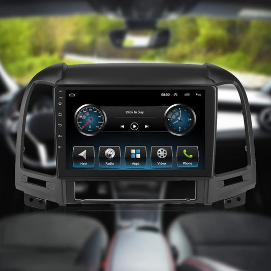 9 "2Din GPS, Multimedia voor Android 9.1 2010 Santa Navigatie Mp5 Speler Fe Fit Santa Fe 06-12