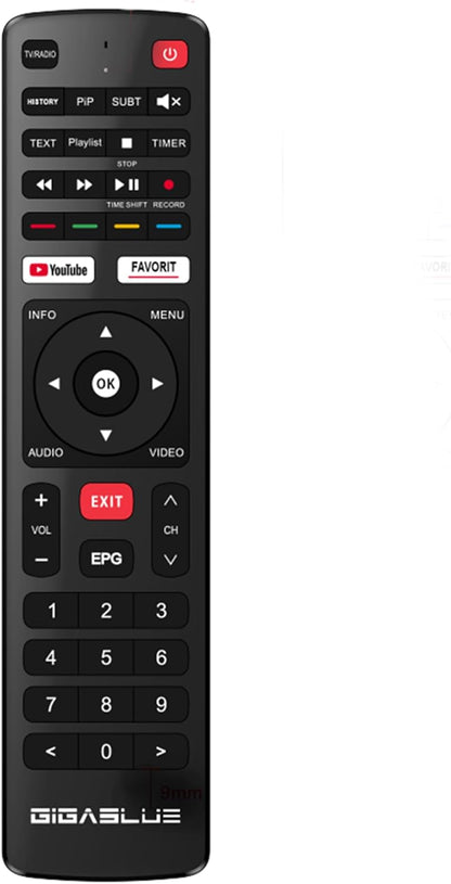 GigaBlue UHD Trio 4K PRO - 1x DVB-S2X MS + 1x DVB-C/T2 Receiver comb. sat., kabel/signaal T2, E2 Linux TV Smart TV Box, riprod. multimed, radio. PVR, 1200Mbps WiFi, HTS