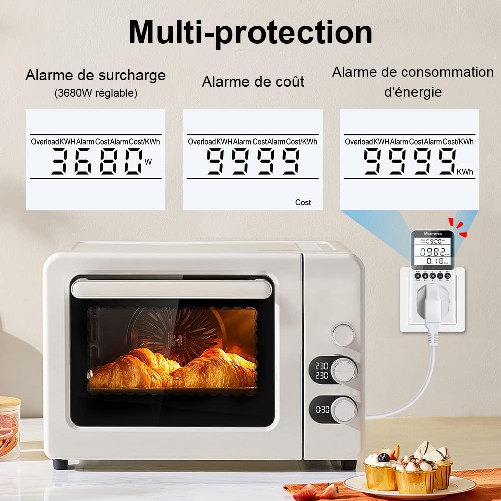 KETOTEK Stroomverbruik 3680 W