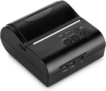 Bluetooth Thermische Printer 80 Mm – Bonnenprinter – Bonprinter – Kassabonprinter – Ticketprinter – Compact En Licht – Oplaadbare 2000 mAh Batterij
