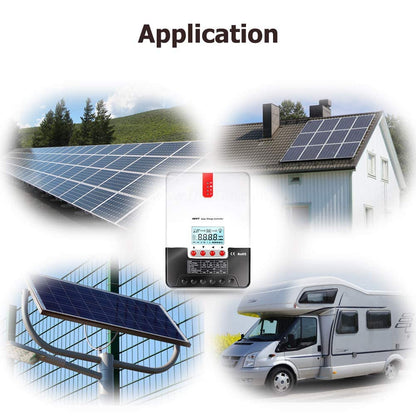 SolaMr 20A MPPT Solar Charge Controller 12V/24V Auto Identifying System Voltage Intelligent Regulator met LCD Display - ML2420A