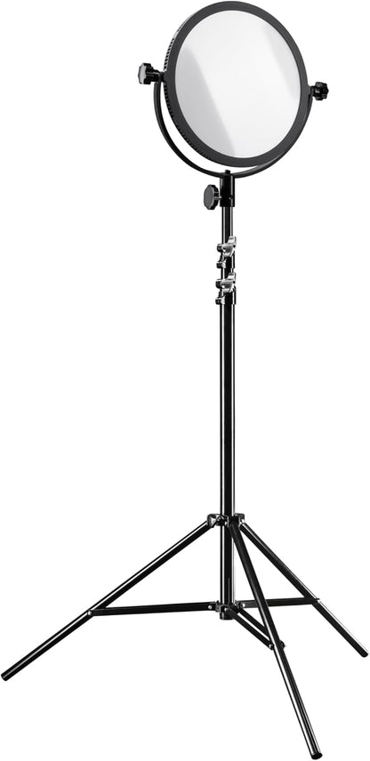 Walimex Pro LED Round 300 verlichtingsset met statief (300 LED, 5600K daglicht, traploos dimbaar)