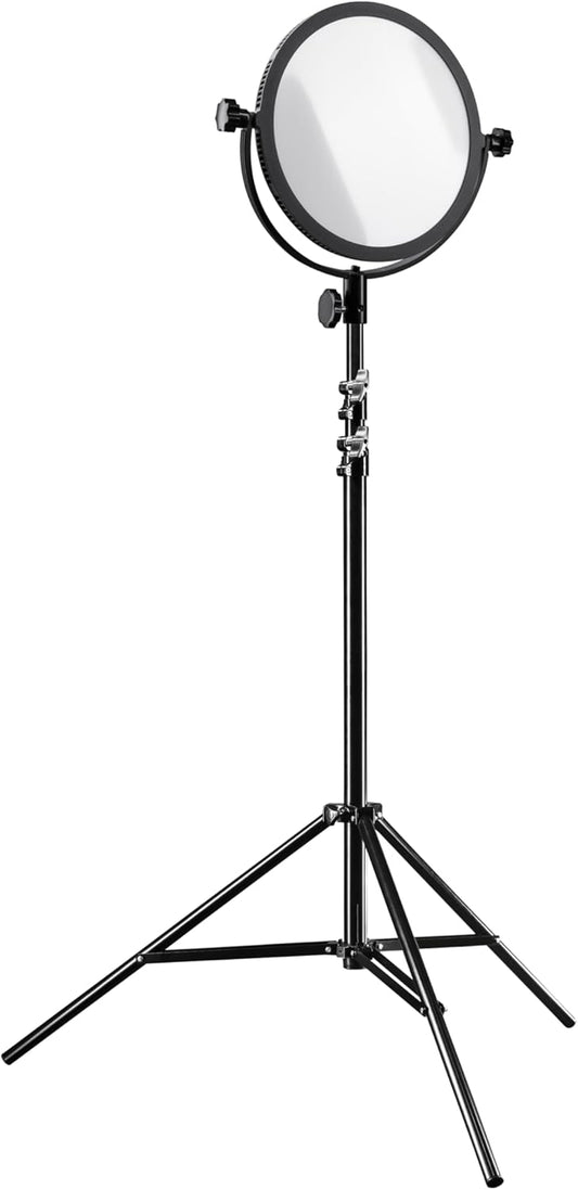 Walimex Pro LED Round 300 verlichtingsset met statief (300 LED, 5600K daglicht, traploos dimbaar)