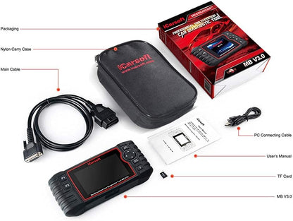 ICarsoft MB V3.0 Kenmerkend Aftastenhulpmiddel voor Mercedes-Benz Sprinter Smart