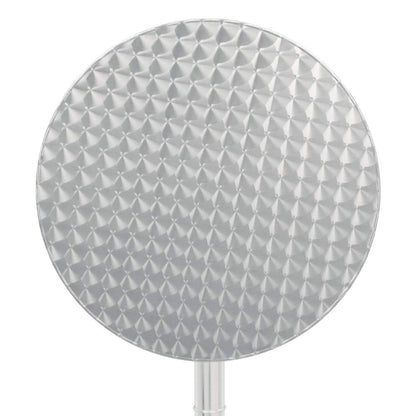 Bolero GR396 Flip Top Poseur Tafel, Roestvrijstaal, 600 mm doorsnee, Zilver