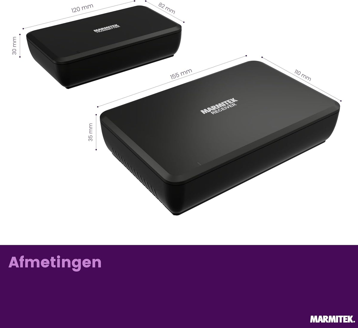 Draadloze luidsprekerverbinding – Voor plafondluidsprekers en hifi-speakers – Draadloze speaker set – Audio set – Speaker zender ontvanger – Draadloze audioverbinding – Geïntegreerde versterker – Cd-kwaliteit audio