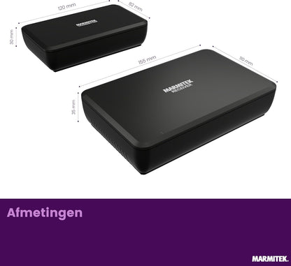 Draadloze luidsprekerverbinding – Voor plafondluidsprekers en hifi-speakers – Draadloze speaker set – Audio set – Speaker zender ontvanger – Draadloze audioverbinding – Geïntegreerde versterker – Cd-kwaliteit audio