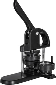 Knoopmachine - met knoopdelen - Ergonomische booghandgreep - Maker voor DIY-knoppen - Zwart - QUORE