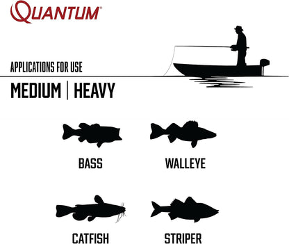 Quantum ACCURIST 100SZ RH BAITCAST Reel, wit, one size (AT100SPTA.BX2)