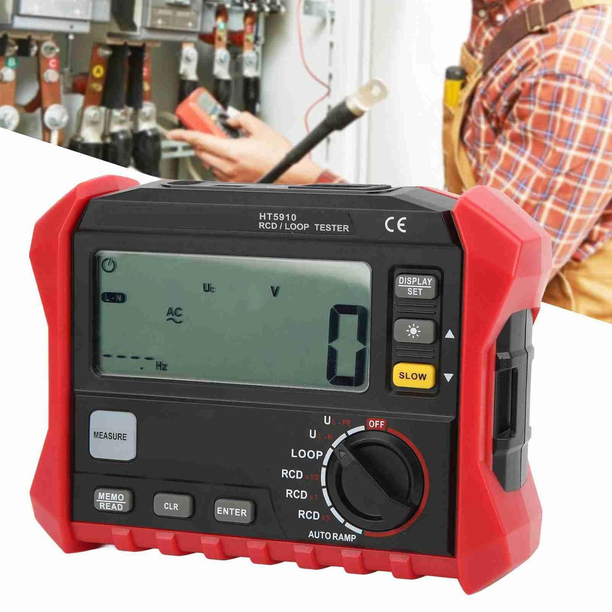 Digitale Isolatieweerstandslussen Weerstandstestinstrument RCD-lussentest Multifunctionele Volautomatische Meter voor Elektrische Instrumenten