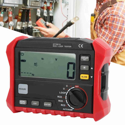 Digitale Isolatieweerstandslussen Weerstandstestinstrument RCD-lussentest Multifunctionele Volautomatische Meter voor Elektrische Instrumenten