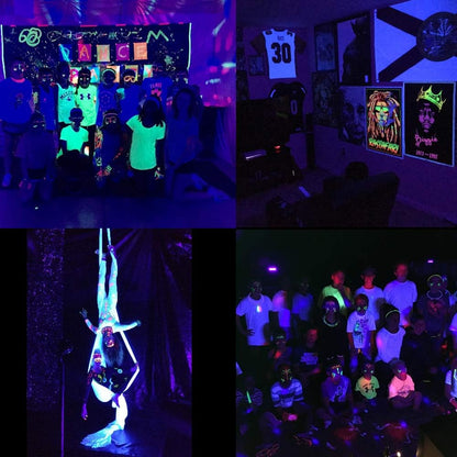 UV LED Blacklight Set – Blacklight Lamp – UV Spotlights – DJ Verlichting – Disco Lamp – 4 Stuks – Afstandsbediening en DMX – 36 LED’s Met Stroomgekoelde Aluminium Behuizing