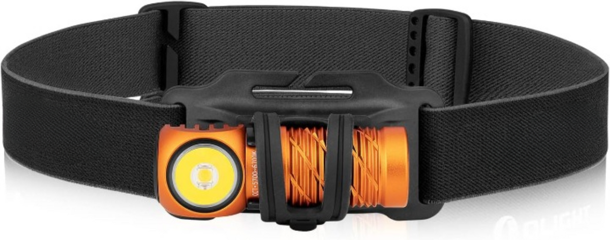 Koplamp - Hoofdlamp - Oplaadbare Zaklamp - Multifunctionele - met Rood Licht - 2 Mini Koud Wit LED - 1100Lm - 50m Lichtbereik - voor Kamperen - Hardlopen - Wandelen - Speleologie - Noodgevallen - 650mAh - IPX8 - Oranje