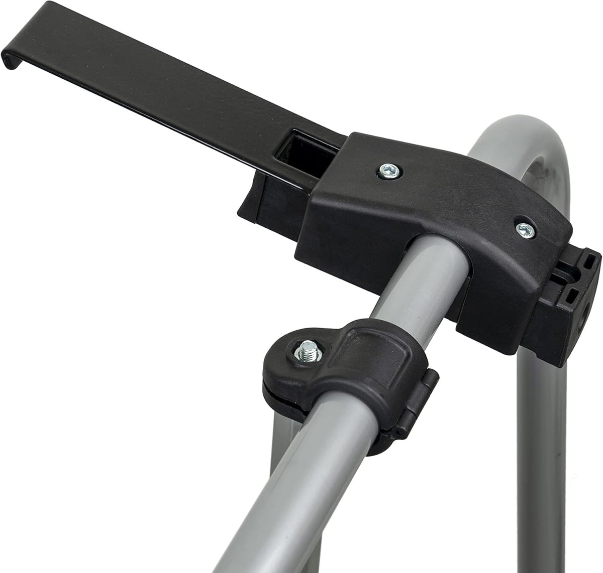 MENABO 38306878 Bicycle Carrier for Tailgate, Silver/Black, One Size - QUORE