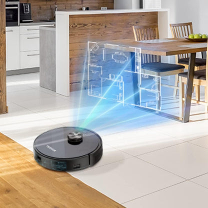 Robotstofzuiger – Stofzuigrobot – Zuigrobot – Dweilrobot – LiDAR Robotstofzuiger – 2200 Pa Zuigkracht – 120 Minuten Batterijduur