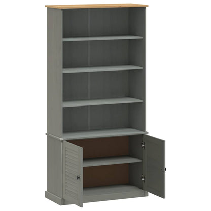 Boekenrek – Boekenkast – Boekenplank – Vakkenkast – Opbergkast – Massief Essenhout – Stijlvolle Grijze Afwerking