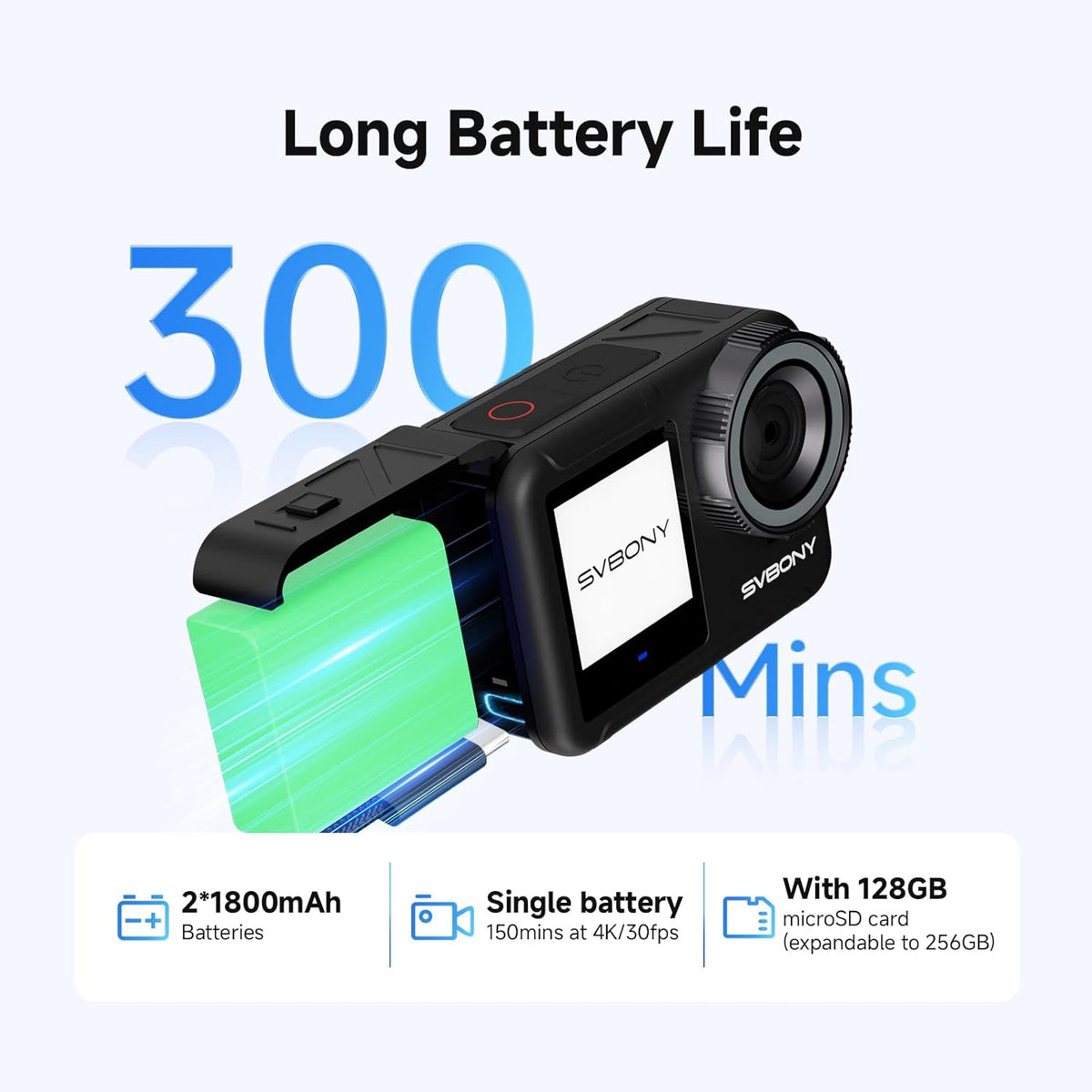 Actioncamera 4K – Actiecamera – Sportcamera – Outdoor Camera – Waterdichte Camera – Dual IPS Schermen – 30M Waterdicht Met Afstandsbediening