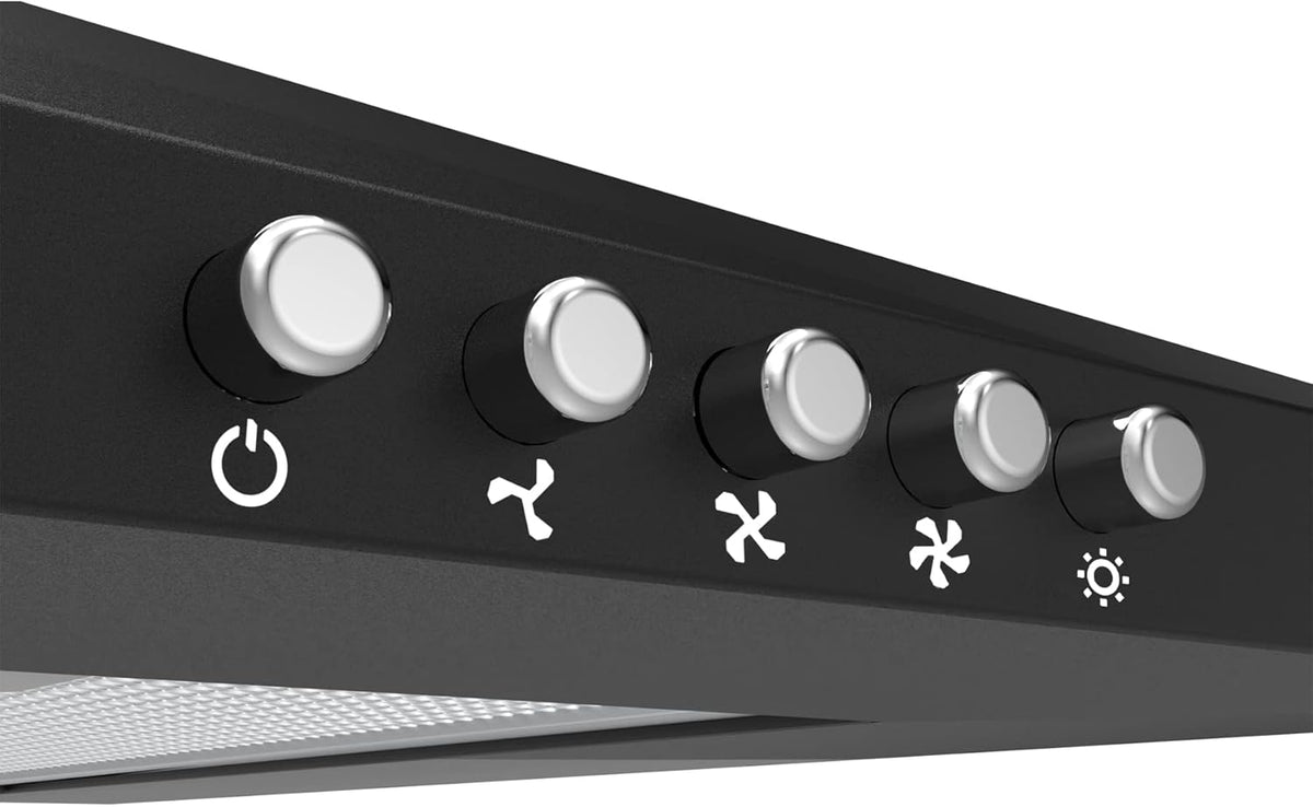 Afzuigkap – Wandafzuigkap, Schouwafzuigkap, Wandkap, Keukenafzuigkap – 90 Cm RVS Wandmodel – A++, 370 M³/U, 3 Standen, Koolstoffilter