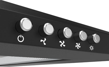 Afzuigkap – Wandafzuigkap, Schouwafzuigkap, Wandkap, Keukenafzuigkap – 90 Cm RVS Wandmodel – A++, 370 M³/U, 3 Standen, Koolstoffilter