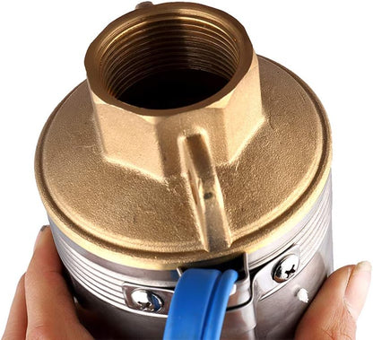 1PK Dompelpomp – Diepbronpomp – Waterpomp – Fonteinpomp – Irrigatiepomp – Roestvrij Staal – Max. Debiet 2,8 m³/uur – Max. Opvoerhoogte 82 m