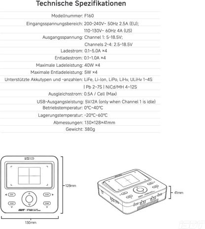 LiPo Acculader – Balansoplader – Batterijlader – Accuoplader – Li-ion Lader – Veilige Balansfunctie – Compact Design