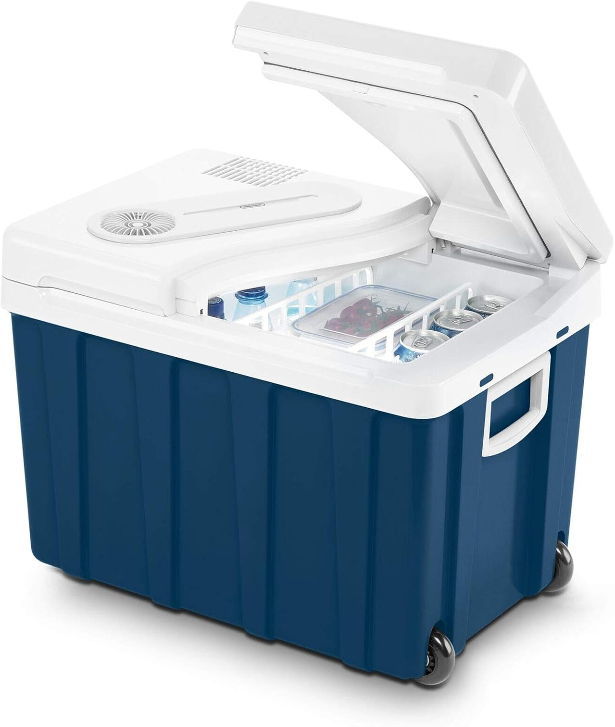 MOBICOOL MQ40W AC/DC 39 liter thermo-elektrische koelbox, metallic blauw - 12/230 V
