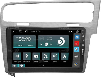 Autoradio Volkswagen Golf 7 – Multimedia Speler – Navigatiesysteem – Car Stereo – Touchscreen Radio – 10 Inch Display – Android Auto & Apple CarPlay – Bluetooth & WiFi Connectivity