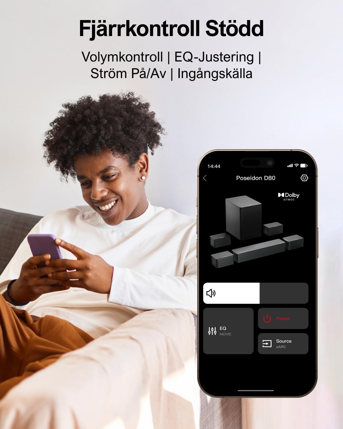 Soundbar Voor TV – TV Soundbar – Soundbarsysteem – Surround Soundbar – Home Cinema Systeem – 7.1 Kanaals Met Dolby Atmos – 460W Met Draadloze Subwoofer En 4 Bekabelde Surround Speakers