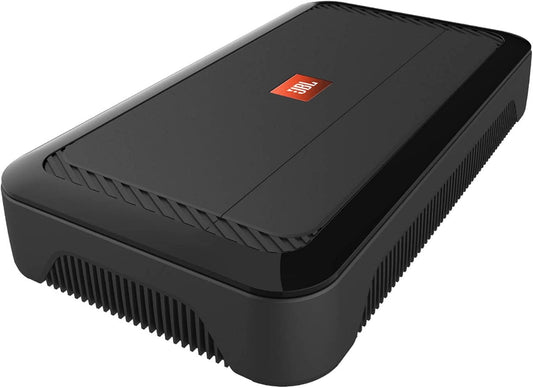 JBL Club A754 4-Kanaals Auto Versterker 400W RMS Klasse H High-Performance Car Audio Upgrade Bridgeable 2 of 3 Kanaals Modus Variabele Crossovers Speaker-Level Ingang Compact Design Zwart