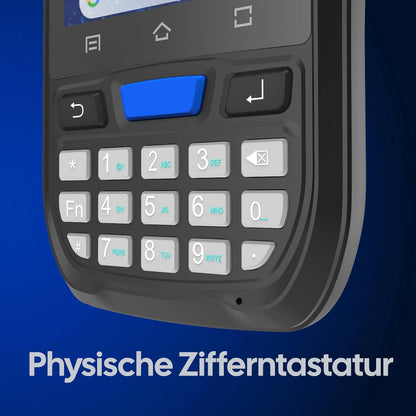 Mobiele Android Barcodescanner – Handterminal – Datacollector – Gegevensverzamelaar – PDA Scanner – Android 12 Met Toetsenbord – 1D/2D/QR-Scanner – NFC, 4G & Wifi