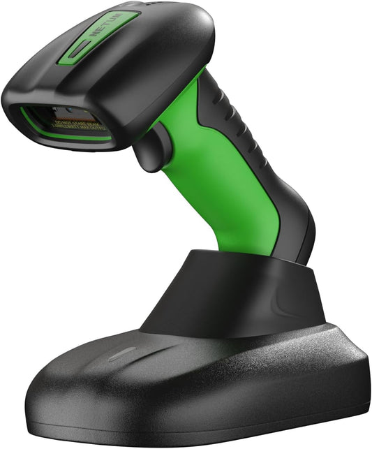 NETUM Robuuste draadloze QR-code scanner met HS7 Scan Engine Bluetooth 2D 1D barcodescanner 2600 mAh valbescherming schokbestendig en stofbestendig voor Windows Mac Android iOS NT-1900