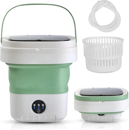 Draagbare Miniwasmachine, Hoogste Lading, Groen, 12L, Hoog rendement - QUORE