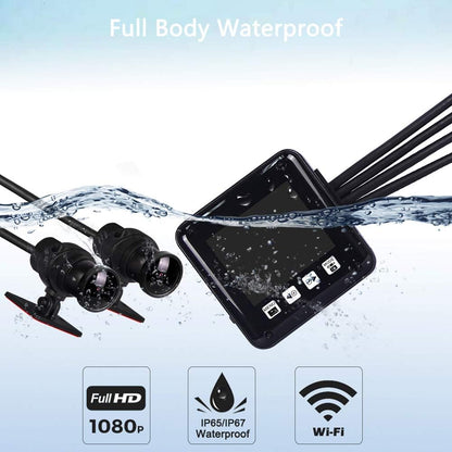 Motocam P6F Wifi 2CH Dual motor dashcam