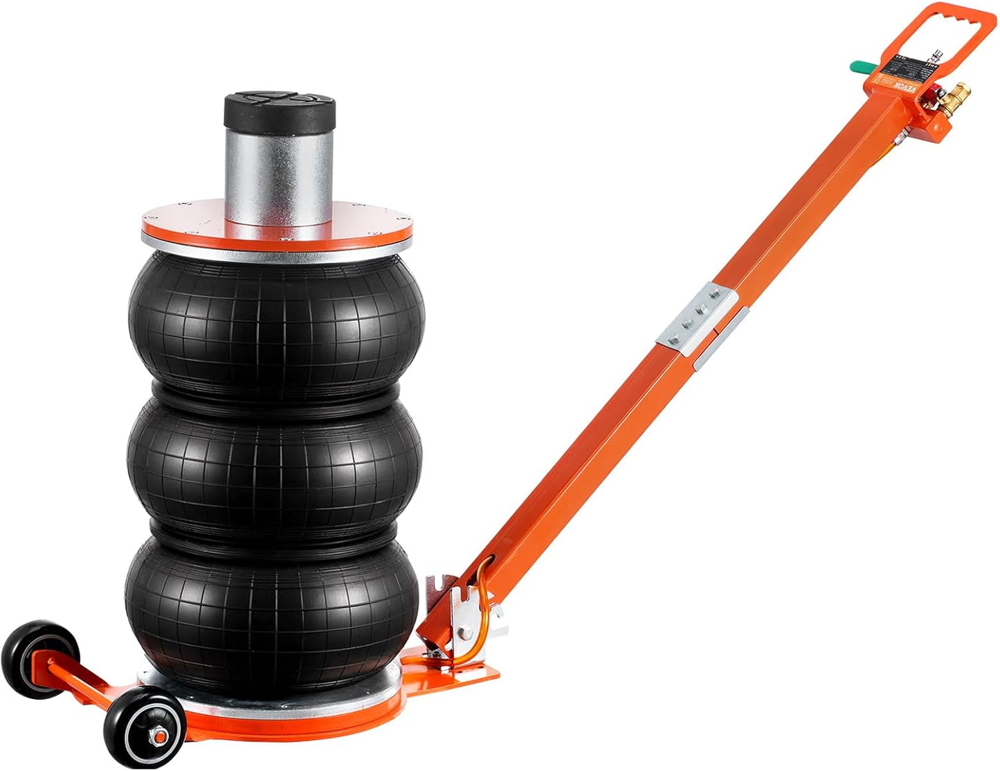 VEVOR Pneumatische krik, 5 ton, pneumatische hefkrik met verhoogde zuil en verstelbare handgreep, gemakkelijk op te tillen en compact, voor sedan, SUV, bestelwagen, autoreparatie, garage